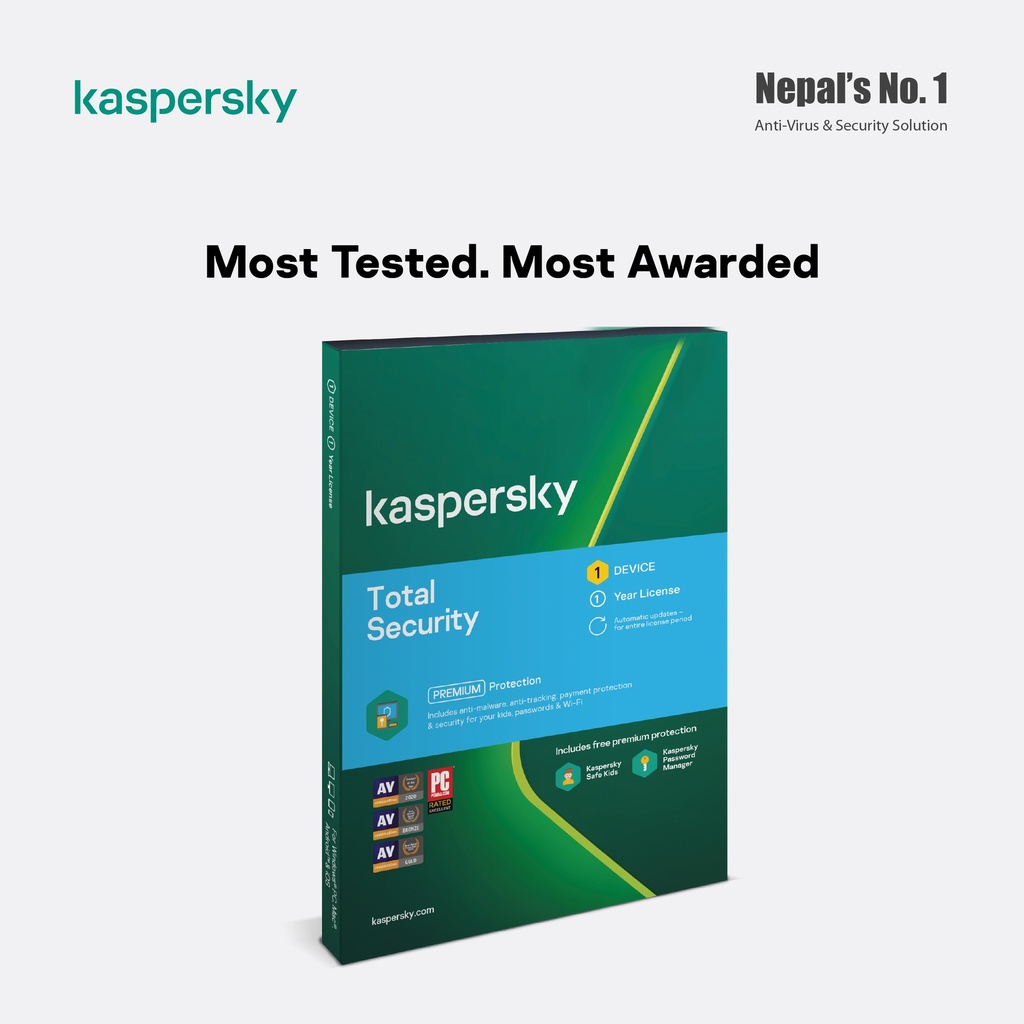 Kaspersky Total Security - 1D, 1Y, 1Key - ESD