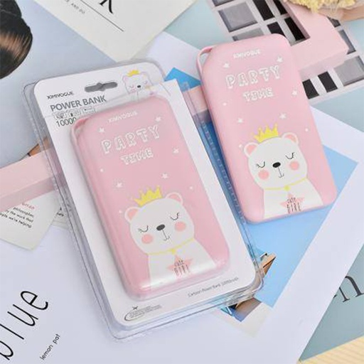 [XVDPCD00216] Cartoon Power Bank 10000mAh (Pink)