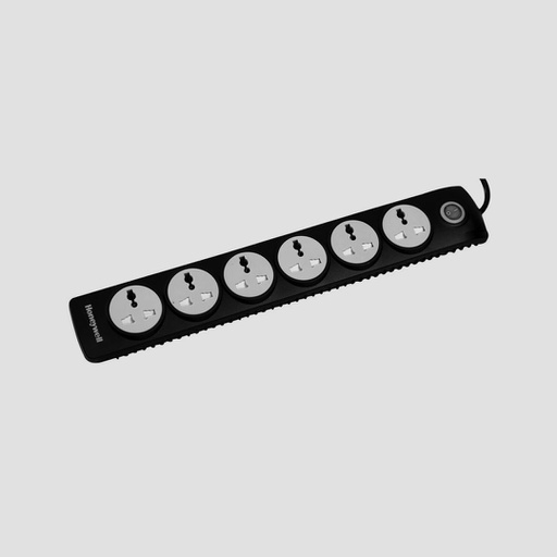 [SRG-2M-6 /HC000004] Honeywell SRG-2M-6 6 Socket Surge Protector Extension Cord