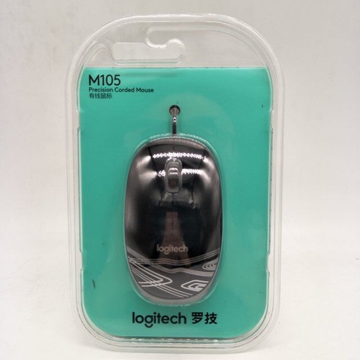 [M-105] Logitech M-105 Wired Optical Mouse
