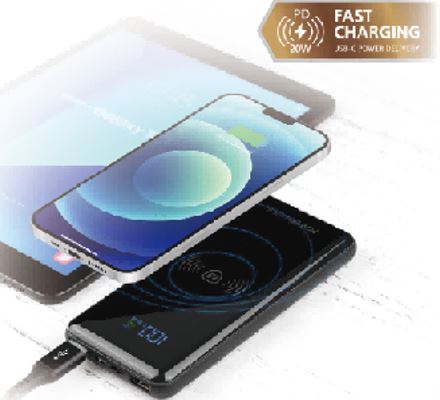 [WPB-1015] Micropack WPB-1015 PD Fast Charging Wireless Power Bank